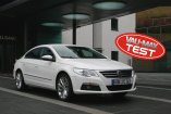 Test Passat CC: Klasse und Eleganz (2008): Fahrbericht: Passat CC vereint Sportwagendynamik mit Limousinenkomfort