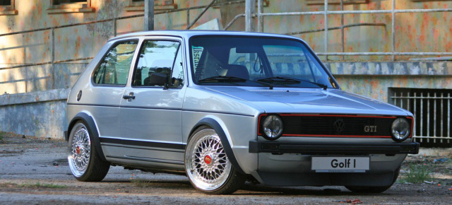 Vorsicht, der will nicht spielen! Bissiger 1978er VW Golf 1 : Rubber-burner in Top-Form:  450 PS dank ausgefeilter 16V-Turbo-Power 