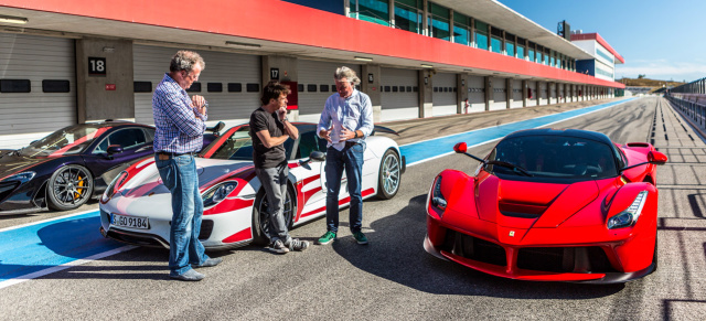 Clarkson, Hammond und May mit neuer Auto-Show bei Amazon Video: "The Grand Tour" startet