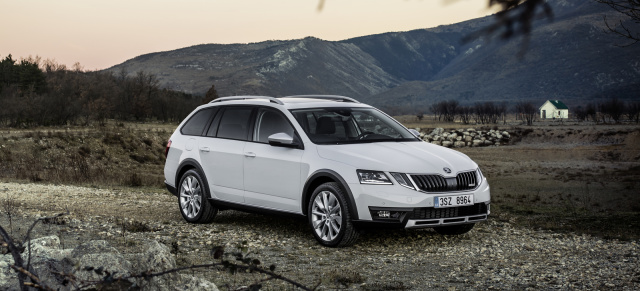 Crossover - Allrad: Skoda Octavia Combi Scout kann bestellt werden