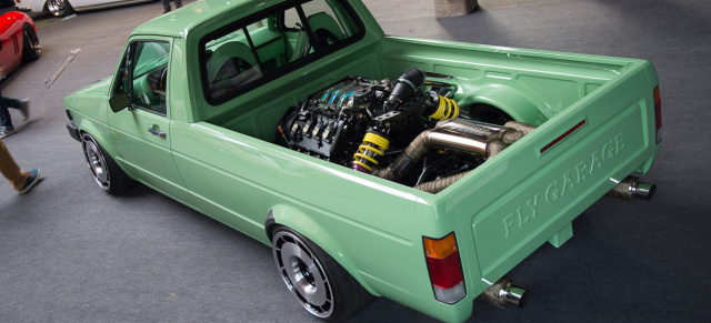 VW Caddy mit Audi V8 im Heck: Extrem-Tuning made in Polen