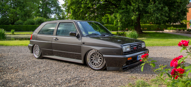 All inclusive: 1990er VW Rallye Golf mit Tiefgang und superseltenen Ballermann-Wheels