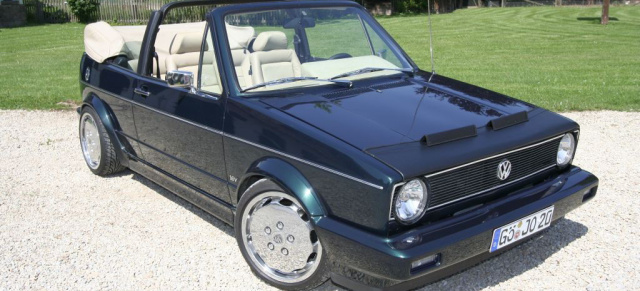 Golf 1 16V Turbo Cabrio: Offener Leckerbissen: 16V-Turbo-Power im klassischen Golf 1 Cabrio