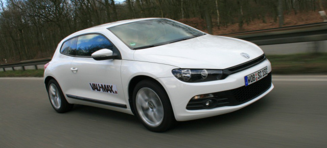 Kurz und knackig! VW Scirocco 2.0 TSI DSG im Test (2009): VAU-MAX.de fährt den Top Scirocco mit 200 PS