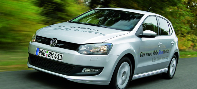 Der neue Polo BlueMotion kann bestellt werden: Startpreis ab 16.500: 