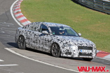 Der neue 2012er Audi A6 bei Tests am Nürburgring erwischt: Audi A6 2012 - Es wird ein kleiner A8