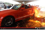 Video:  Shelby GT 500 schrottet Leistungsprüfstand: Zu viel Leistung = Totalschaden!