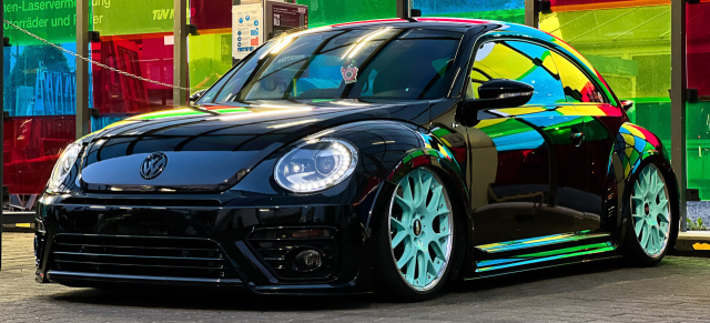 Low and Slow: Julias VW Beetle mit Airride setzt farbenfrohe Akzente