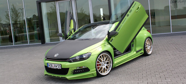 Nancy´s Scirocco  Der viperngrüne Saharawind vom Rhein: Fertig!  Volles Tuning-Programm am VW Scirocco 3