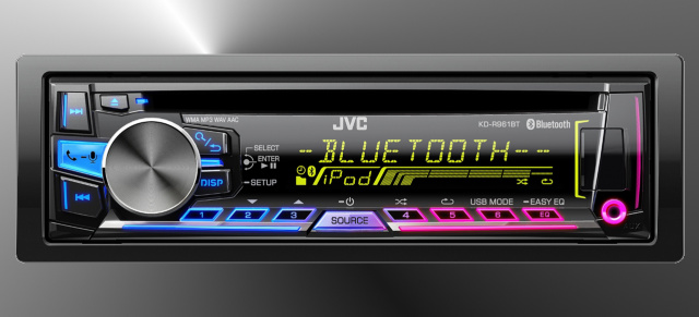 Spielpartner für Android-Smartphones: Neuer USB/CD-Receiver JVC KD-R961BT mit Audio Modus AOA 2.0   