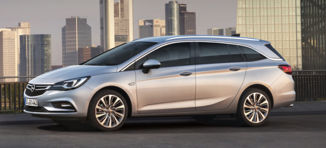 IAA-Doppel-Premiere: Sports Tourer und Fließheck in Frankfurt : Hier ist der neue 2016er Opel Astra Kombi