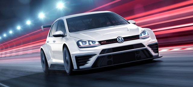 330 PS starker Golf rollt zu den Rennteams : VW Kundenmotorsport – Golf TCR-Renner bekommt das GTI-Logo