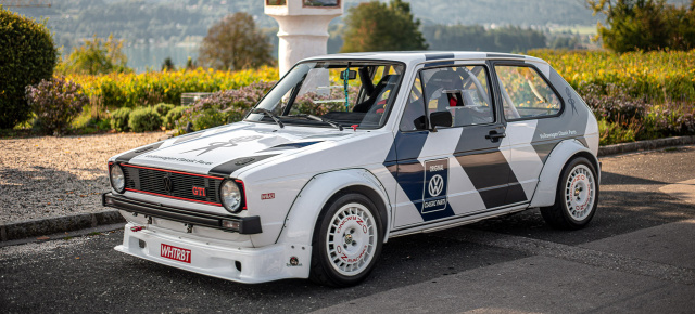 „White Rabbit“ Der etwas andere „Rallye-Golf“: VW Golf 1 GTI zum Rennsportler umgebaut