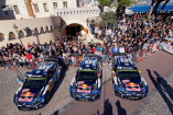 Dreifachsieg für den neuen Polo R WRC : Sensationeller VW-Sieg bei der Rallye Monte Carlo 