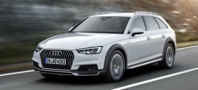 A4-Familie wächst weiter : Allroad-Version des neuen A4 feiert Premiere in Detroit