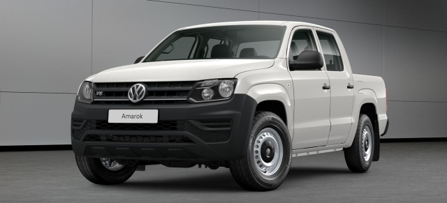 Neues Basis-Modell: VW Amarok jetzt als Trendline bestellbar