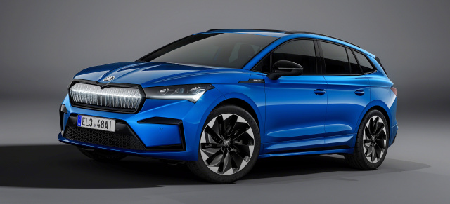 2021er Skoda Enyaq iV auch als Sportline: Mehr Dynamik: Skoda Enyaq Sportline iV