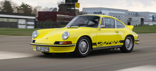 Der Zauber des Bürzels: Im Fahrbericht: 50 Jahre Porsche 911 Carrera RS 2.7