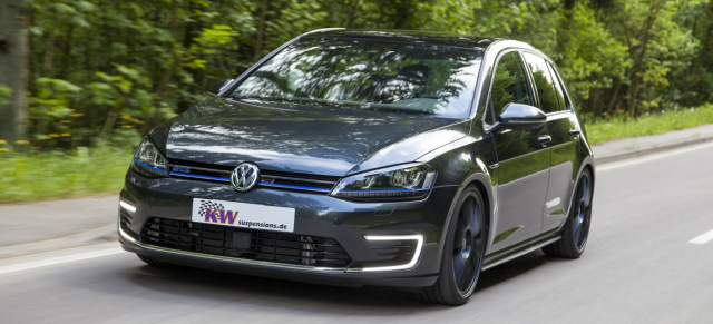 Plug-in-Hybrid trifft auf „Plug-in-Fahrwerk“: KW Gewindefahrwerke für VW Golf 7 GTE 