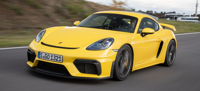 2021er Porsche 718 Cayman GT4 PDK im Fahrbericht: Kleine Ursache, große Wirkung