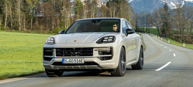 Mit einer Brise Taycan: Neuer 2023er Porsche Cayenne E-Hybrid Coupé im ersten Fahrbericht