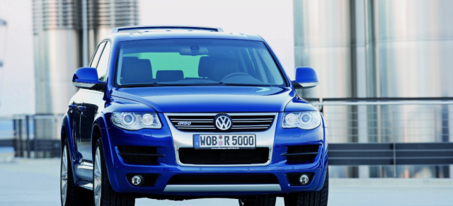 VW Tuning ab Werk: R-hebende Gefühle: Touareg R50: sein V10-TDI entwickelt 350 PS Leistung und 850 Newtonmeter Drehmoment