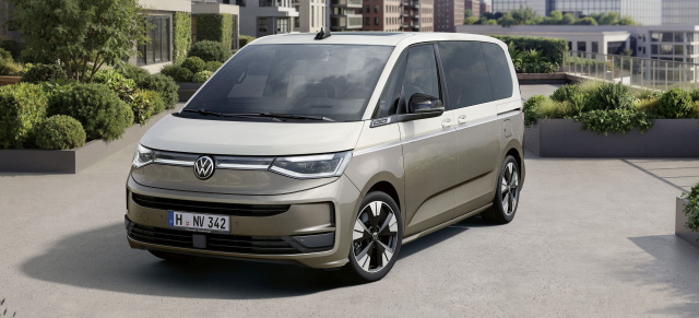 Bulli-Update: Der Multivan geht optisch geschärft und mit neuen Individualisierungsoptionen in die zweite Jahreshälfte 2026: Neuer VW Multivan (2026): Facelift bringt frisches Design, neue Farben und ikonische Details