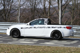 Erlkönig erwischt: BMW M3 Pickup: Am ersten Testtag für 2011 der Automobilindustrie am Nürburgring ließ BMW eine echte Überraschung auf die Piste.