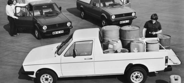 Happy Birthday - 30 Jahre VW Caddy - Die Übersicht: Ein weiterer Volkswagen kann sich 2012  über das H-Kennzeichen freuen. 