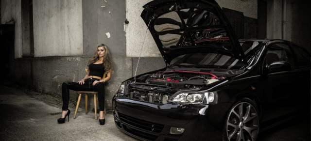 Miss Tuning meets Performance Society: Performance Society macht 1. Platz bei der Clubstandbewertung auf der Tuning World 2014 - Siegershooting mit Miss Tuning Veronika Klimovits