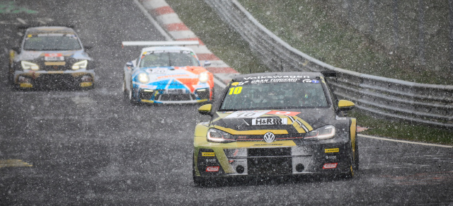 GTI Power mit Giti Tire Motorsport und Max Kruse Racing auf der Nordschleife: Schneechaos verhindert VLN-Rennen