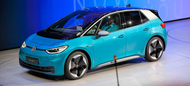 IAA Highlight 2019 und Volkswagens Hoffnungsträger: Der neue VW ID.3 – Hier ist das Serienmodell