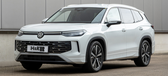 Keine Frage der Größe: Der VW Tayron mit H&R Tieferlegungsfedern (Typ R4 ab 2024)