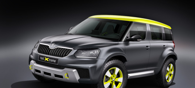 Skoda kommt mit zwei Showcars an den Wörthersee: Weltpremiere für Skoda Yeti Xtreme und CitiJet