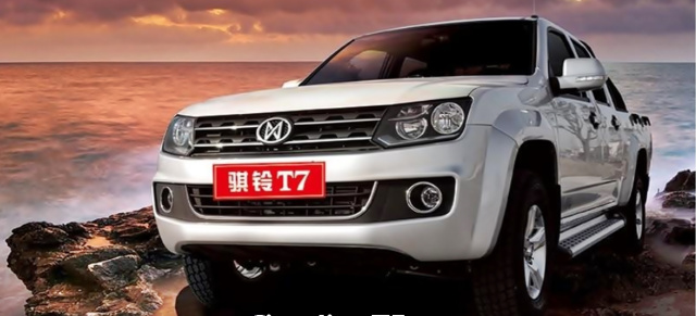 Neues aus dem Copy-Shop: Der Jiangling T7: Dreiste Kopie des VW Amarok aus China