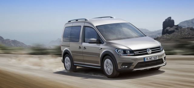 IAA Premiere 2015: VW Cross Caddy wird zum Caddy Alltrack