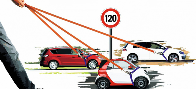 Eingebaute Tempobegrenzung für alle Autos : EU will alle Autos an die Leine nehmen: Geschwindigkeitsbegrenzer soll 2022 Pflicht werden