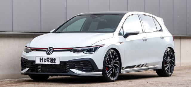 Leistungsvielfalt: H&R Sportfedern für den VW Golf 8 GTI, GTD und Clubsport