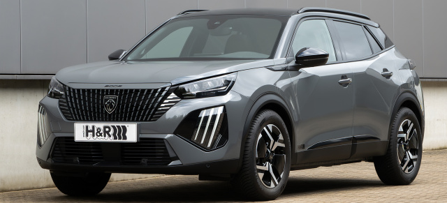 Très chic: Der Peugeot 2008 mit H&R Tieferlegungsfedern