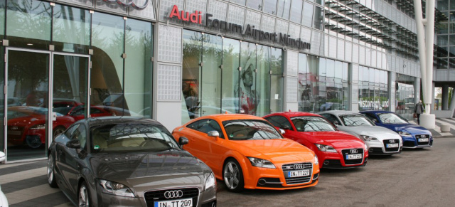 10.000ster Audi TT mit Dieselmotor produziert: Kraftstoff sparen mit Fahrspaß: Audi liefert 10.000sten TT 2.0 TDI aus 