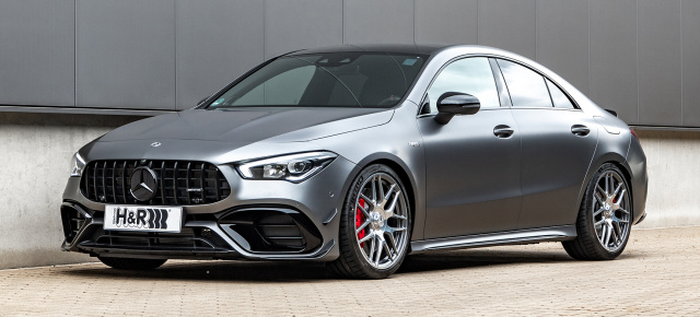 H&R Sportfedern für den Mercedes AMG CLA 45: Mehr Performance, mehr Spaß