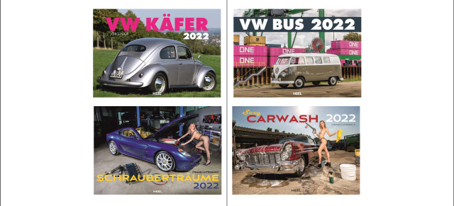 2022er Kalender aus dem Heel Verlag: Tolle Kalender für VW- und Auto-Fans