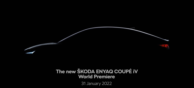Premiere im Januar: Skoda Enyaq Coupé iV zeigt sich