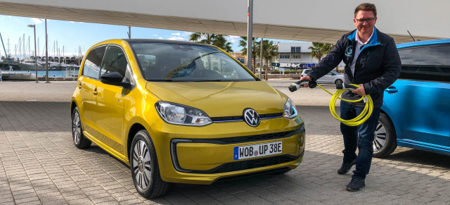 Preisfrage – Ist der neue e-up! wirklich besser?: Erste Fahrt im neuen VW e-up! mit dem 32,3 kWh-Akku im Video-Fahrbericht