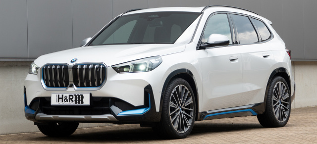 E-Einsteiger Performance: H&R Sportfedern für den BMW iX1 xDrive30