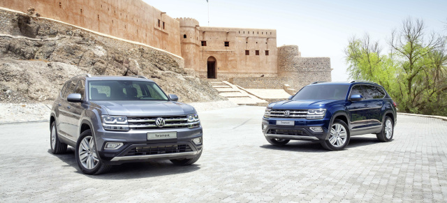 Das XXL-SUV auf MQB-Basis: VW Teramont kommt im Mittleren Osten in den Handel