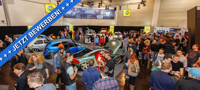 Am 20.9 ist Bewerbungsschluss! HELLA SHOW & SHINE AWARD 2015: 8. Auflage des bekannten Tuning-Awards Deutschlands, präsentiert von der ESSEN MOTOR SHOW, HELLA, HELLA PAGID, SONAX und VAU-MAX.de