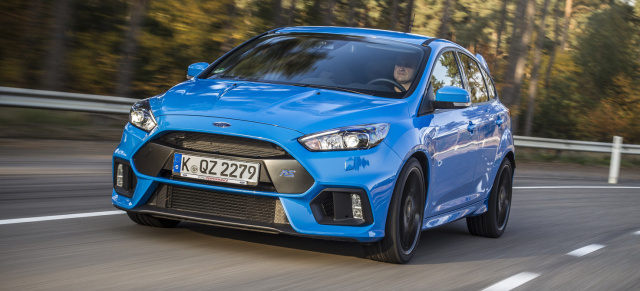 Focus RS rollt im Werk Saarlouis vom Band : Serienproduktion des Ford Focus RS läuft