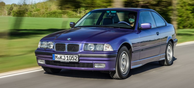 Veilchenblaues Prachtstück der 1990er Jahre: Klassiker im Fahrbericht: BMW E36 325i Coupé