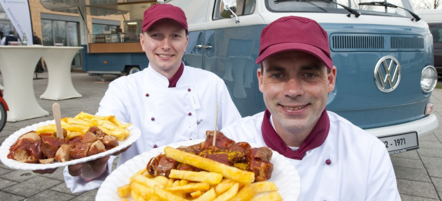 CO2-Ziel: Volkswagen streicht die klassische VW-Currywurst: APRIL, APRIL! Nur noch vegane Currywurst bei Volkswagen